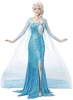 Amazon.co.jp: アナと雪の女王 エルサドレス 3点セット コスチューム